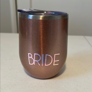 Rose Gold Bride Tumbler